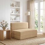 vidaXL Vouwbare Sofa Bed Groen Grijs 70 x 80 x 60 cm Stof, Verzenden, Nieuw