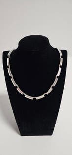 Sans prix de réserve - Collier Argent - 0,24ct. tw. Diamant, Bijoux, Sacs & Beauté, Colliers