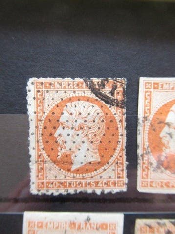 Frankrijk 1853 - studie van obliteraties, Napoleon III -