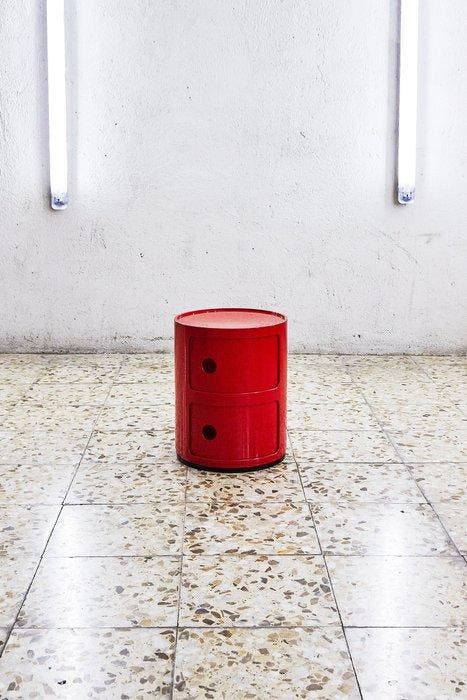 Anna Castelli Ferrieri - Container - Componibili Classic Red, Antiek en Kunst, Antiek | Meubels | Stoelen en Sofa's