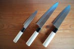 Tensyu Japanese Chef Starter Knife Set – Gyuto & Santoku &