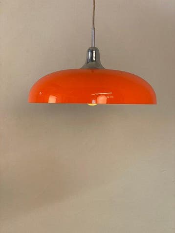 Cosack - Plafondlamp - Metaal, Plastic - oranje kunststof