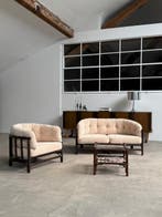 Zitgroep - Fluweel, Bamboe - Fauteuil, Bank & Salontafel, Antiek en Kunst