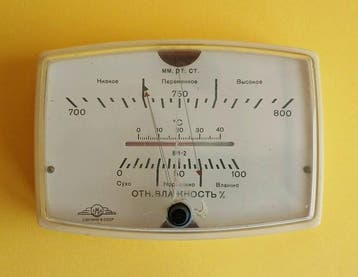Weerstation - Plastic - Weerstation Sovjetunie, Antiek en Kunst