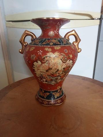 satsuma - Vase - Porcelaine - vase satsuma, Antiquités & Art