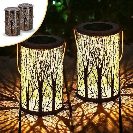 2dekans | Goliving Solar Tafellamp Oasis – Buitenlamp – 2, Jardin & Terrasse, Jardin & Terrasse Autre, Enlèvement ou Envoi