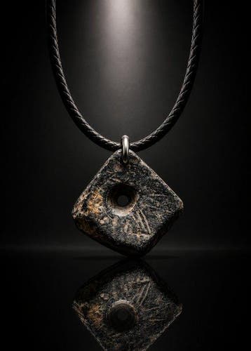Oud Nabije Oosten Zeldzaam! Hemelse Bescherming Amulet –