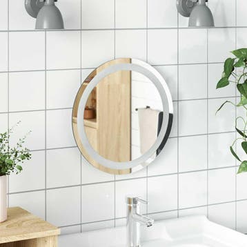 vidaXL Badkamerspiegel LED rond 40 cm, Verzenden, Nieuw