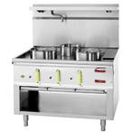 Wokfornuis | ASIA II | Gas | 3 Wokbranders (3x 20/25/35kW), Verzenden