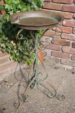Vasque pour oiseaux - Point dalimentation - 74 cm - métal