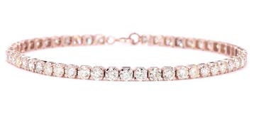 Zonder minimumprijs - Armband - 14 karaat Roségoud - 6.19ct., Nieuw