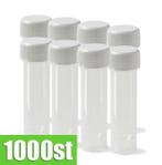 Lege buisjes met schroefdop 5 ml - 1000st, Verzenden, Nieuw