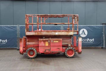 Veiling: Schaarhoogwerker LGMG SR10180 Diesel 454kg 11.7m 20, Ophalen