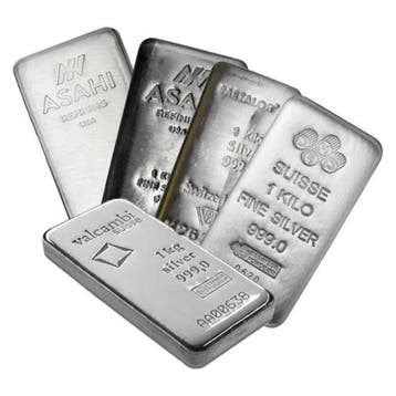 1 kilogram - Zilver .999 - 1 Kilo 999 Fine Silver Bar (Our