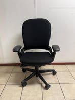 Steelcase Leap Bureaustoel, Refurbished Incl. Nieuwe Stof, Verzenden, Zwart, Zo goed als nieuw, Bureaustoel