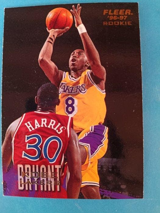 1996/97 Fleer Basketball Cards Kobe Bryant Rookie-kaart - 73, Collections, Autocollants