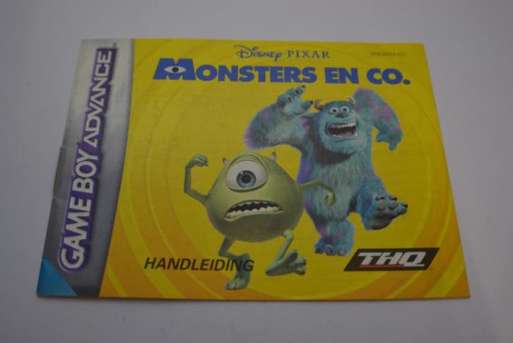 Monsters en Co (GBA HOL MANUAL), Games en Spelcomputers, Spelcomputers | Nintendo Consoles | Accessoires