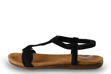 Sub55 Sandalen in maat 42 Zwart, Kleding | Dames, Schoenen, Verzenden, Zwart, Sandalen of Muiltjes, Sub55