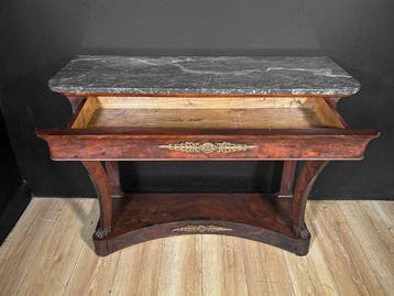 Console - Bois, Marbre, Bronze, Antiquités & Art