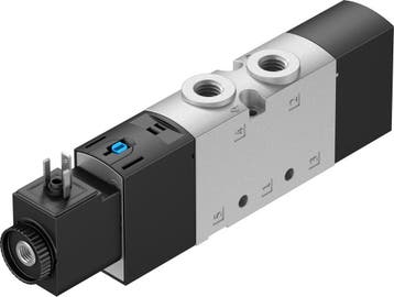 Festo 5/2 Monostabiel Lucht Magneetventiel G1/8 700L/Min -, Verzenden