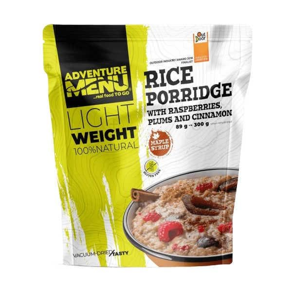 Rijstpap met Pruimen, Frambozen en Kaneel - Adventure Menu, Divers, Produits alimentaires, Envoi
