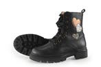 IK-KE Veterboots Meisjes in maat 30 Zwart, Verzenden, Jongen of Meisje, IK-KE, Schoenen