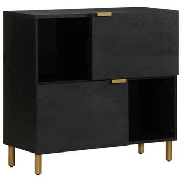 Dressoir Zwart | Retour deal | Snel weg!, Verzenden, 50 tot 100 cm, Zo goed als nieuw, Metaal