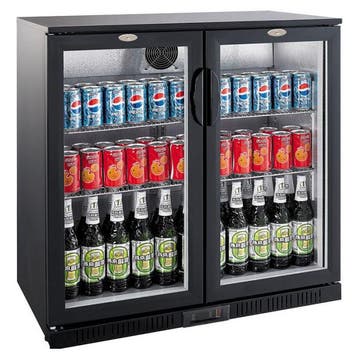 Barkoelkast | 198L | Zwart | 0°C/+10°C | Statisch +, Verzenden