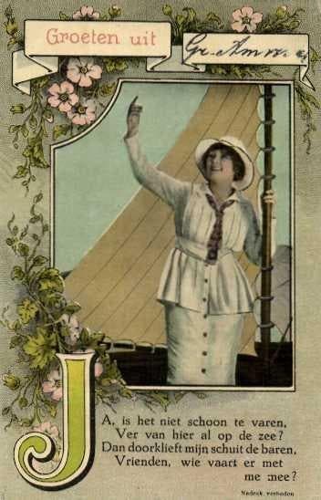 Nederland - Groeten Uit ( Fantasie ) - verschillende met, Collections, Cartes postales | Étranger