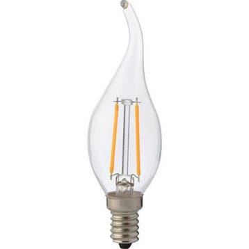 LED Lamp - Kaarslamp met E14 Fitting - Warm Wit Filament 270, Verzenden, Nieuw