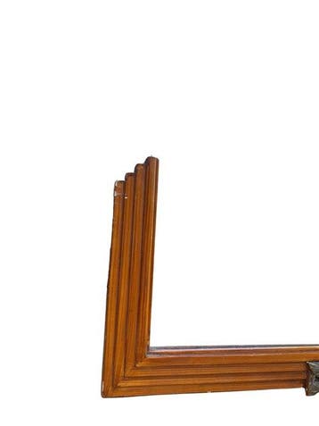 Spiegel - Hout - Art Déco - 80 cm x 40 cm, Antiek en Kunst