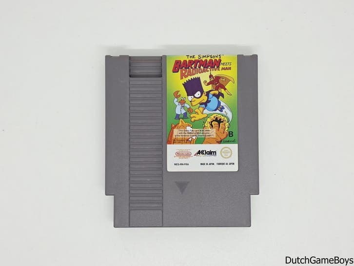Nintendo Nes – The Simpsons : Bartman Meets Radioactive Man, Games en Spelcomputers, Games | Nintendo NES, Gebruikt, Verzenden