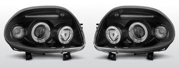 Koplampen Angel Eyes | geschikt voor Renault Clio 2 1998-200, Verzenden