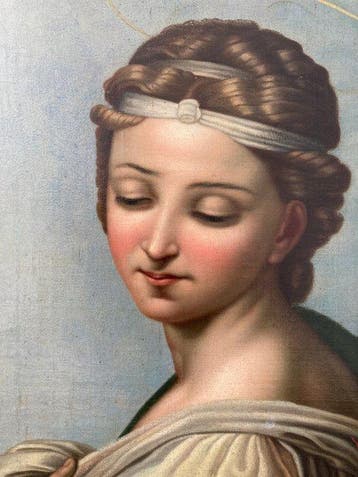 Raffaello Sanzio da Urbino (XIX), after - Saint Barbara from