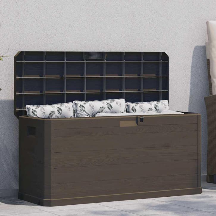 vidaXL Tuinbox 280 L bruin, Tuin en Terras, Bergingen en Tuinkasten, Nieuw, Verzenden