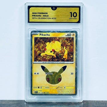 Pokémon Graded card - Pikachu 035 - 30th Anniversary –, Nieuw