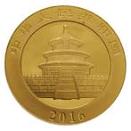 Chine. 500 Yuan 2016 500 Yuan China 30g Gold Panda Coin (In