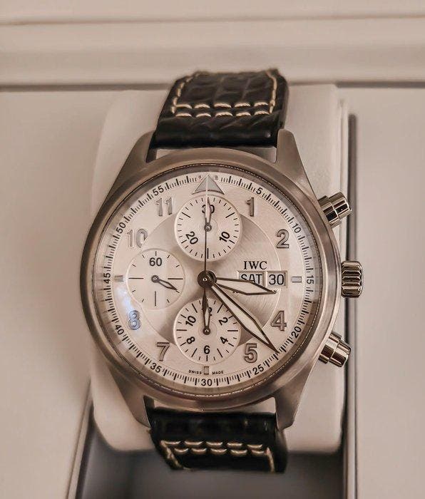 IWC - spitfire chronograph - IW3717 - 02 - Heren - 2000-2010, Bijoux, Sacs & Beauté, Montres | Anciennes | Antiquités
