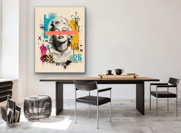 Eric Brumette - MARILYN MONROE VS JEAN MICHEL BASQUIAT -