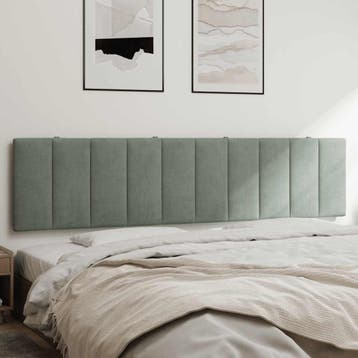 Hoofdbordkussen 200cm grijs | 34% korting | Retour deal, Verzenden