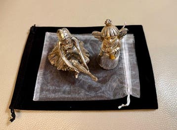 ARDE/Gianni - Beeldje - Signed Seated BALLERINA & ANGEL (2)