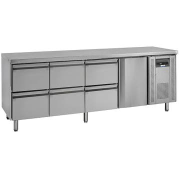 Koelwerkbank | COOL-LINE | 553L | 1 Deur + 6 Laden (1/1 GN), Verzenden, Nieuw in verpakking
