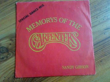 Sandy Gibson - Memorys Of The Carpenters, Cd's en Dvd's, Verzenden, Gebruikt