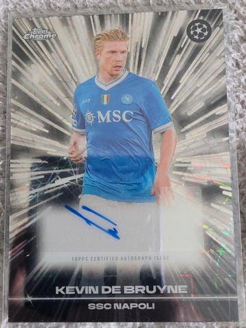 2025/26 Topps Chrome UEFA Kevin De Bruyne BLA-KDB