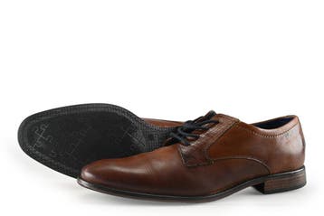 Bugatti Veterschoenen in maat 42 Cognac, Kleding | Heren, Schoenen, Bugatti, Overige kleuren, Verzenden, Zo goed als nieuw