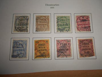 Empire allemand 1903/1924 - Une vaste collection de timbres