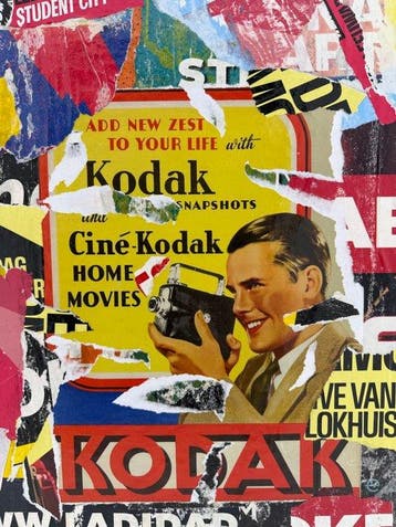 Koen Betjes (1992) - Kodak Memories - Vintage Poster Collage