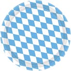 Oktoberfest Borden 22,8cm 8st, Verzenden, Nieuw