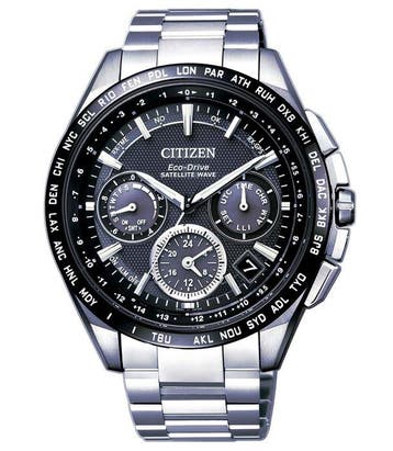 Citizen - SATELLITE WAVE GPS F990 - Super Titanium - SPECIAL, Nieuw