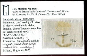 Italiaanse oude staten - Lombardije Venetië 1859 -